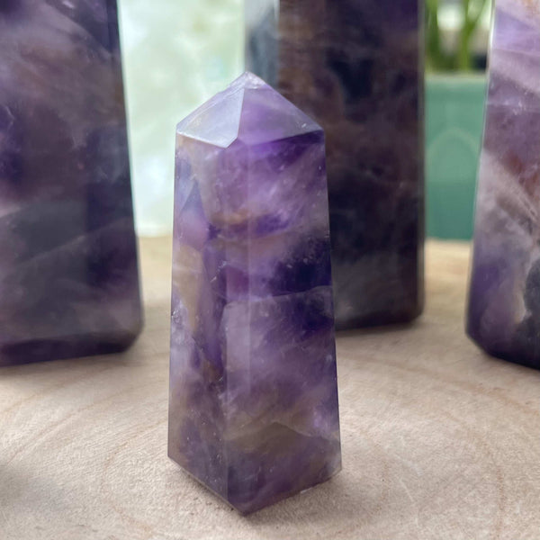 Amethyst Obelisk - Spiritual Wisdom & Comfort 2- 4.7cm Crystals