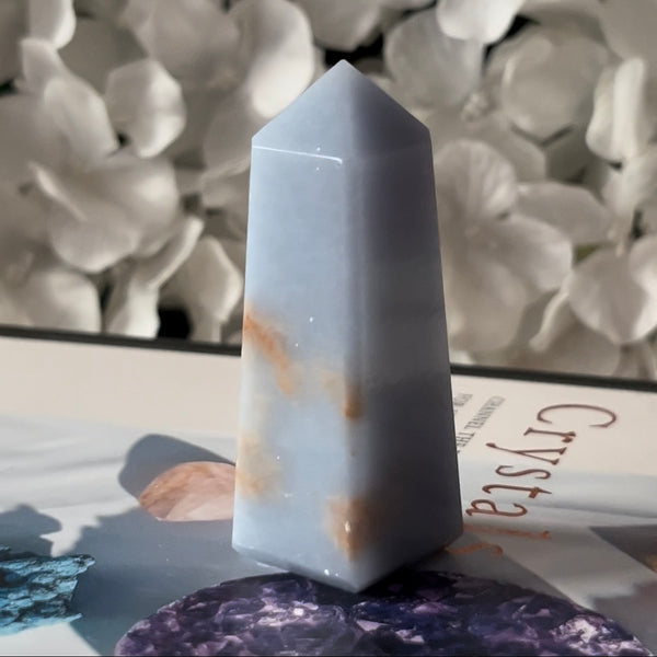 Angelite Obelisk - Angelic Connection & Harmony