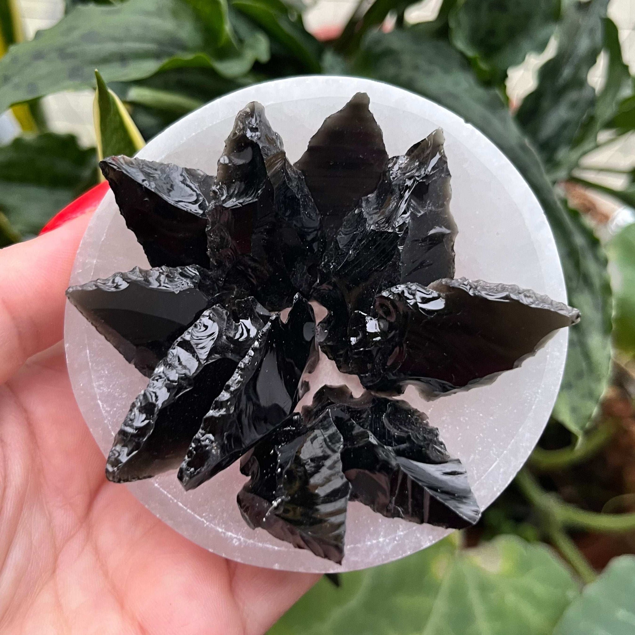 Black Obsidian Arrowhead - Protection & Awareness