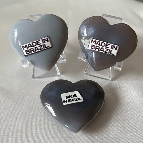 Agate Drusy Heart - Balance & Harmony Crystals