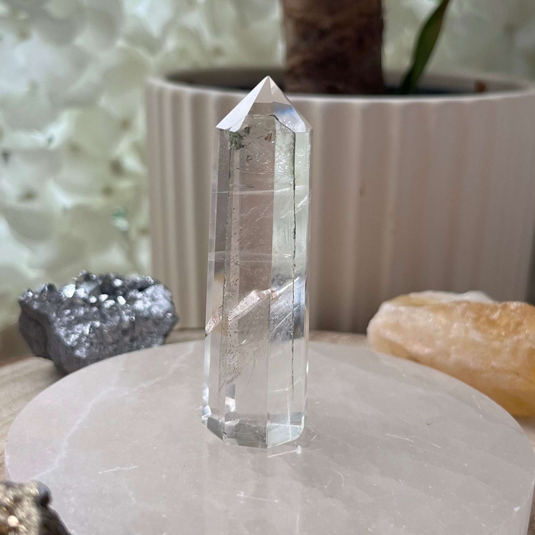 Himalayan Quartz Tower - Chakra Alignment & Energetic Cleansing **Rare** Crystals