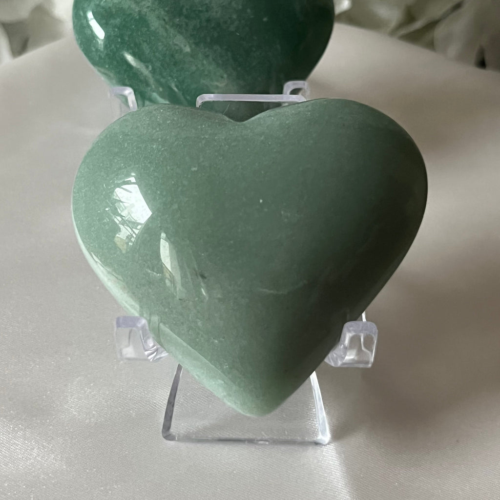 Green Quartz Heart - Vitality & Healing Crystals