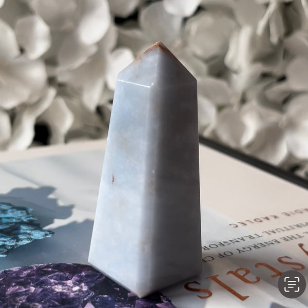 Angelite Obelisk - Angelic Connection & Harmony