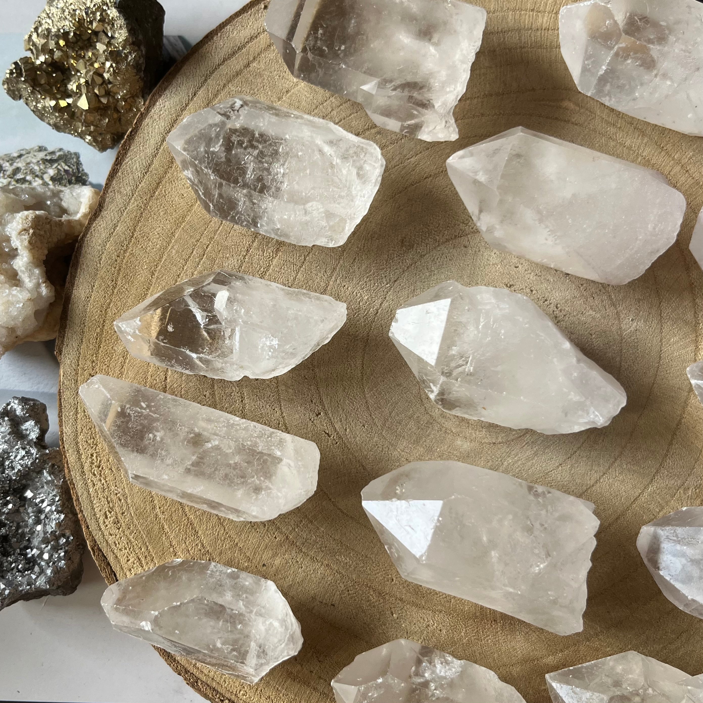 Rock Crystal (Quartz) Rough Points (Mini & Small)- Intuition & Wisdom