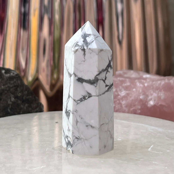 Howlite Point - Peace & Harmony 2- 4.3cm Crystals