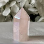 Rose Aura Quartz Polished Point - Universal & Unconditional Love Crystals