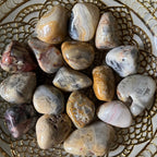 Crazy Lace Agate Tumblestones - Harmony & Uplifting Energy Crystals