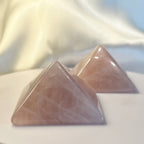 Rose Quartz Pyramid - Universal & Unconditional Love Crystals