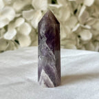 Chevron (Dream/Banded) Amethyst Polished Point - Spiritual Wisdom & Comfort Crystals