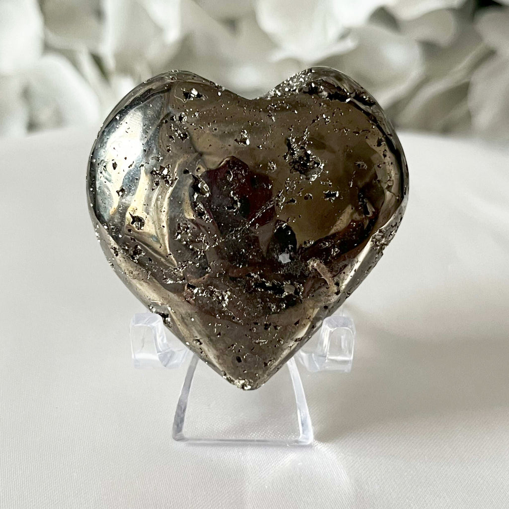Pyrite Heart - Success & Prosperity Crystals