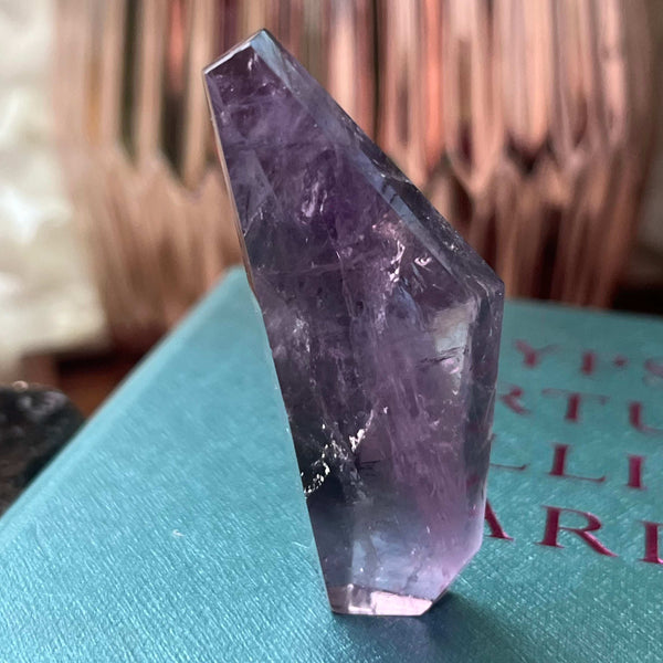 Amethyst Faceted Freeform - Spiritual Wisdom & Comfort 6- 5.8cm x 2.3cm Crystals