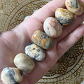 Yellow Crazy Lace Agate Tumblestones - Stone of Laughter & Mental Clarity