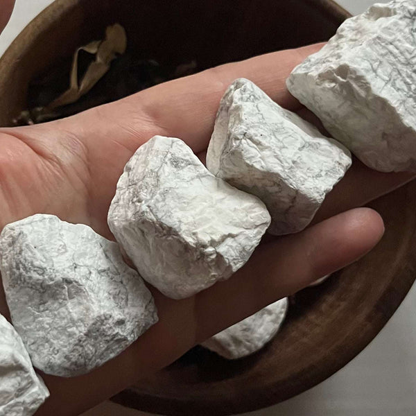 Rough Howlite Chunk - Peace & Harmony 40g - 59g Crystals