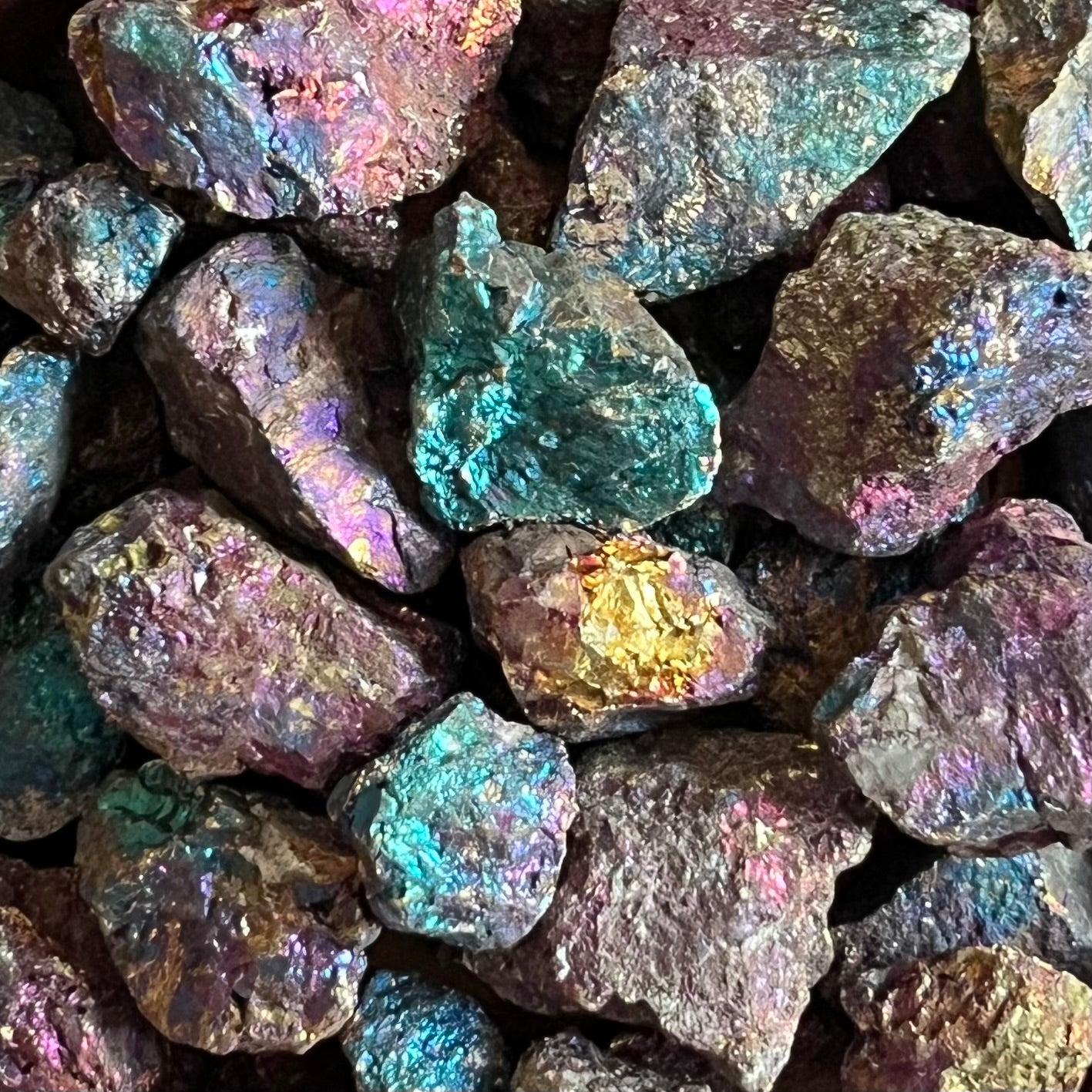 Peacock Ore (Bornite) Crystals