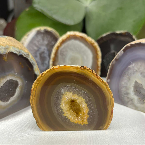 Natural Agate Cut Base Geode - Balance & Harmony Crystals