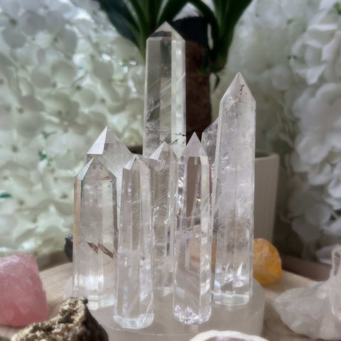 Himalayan Quartz Tower - Chakra Alignment & Energetic Cleansing **Rare** Crystals