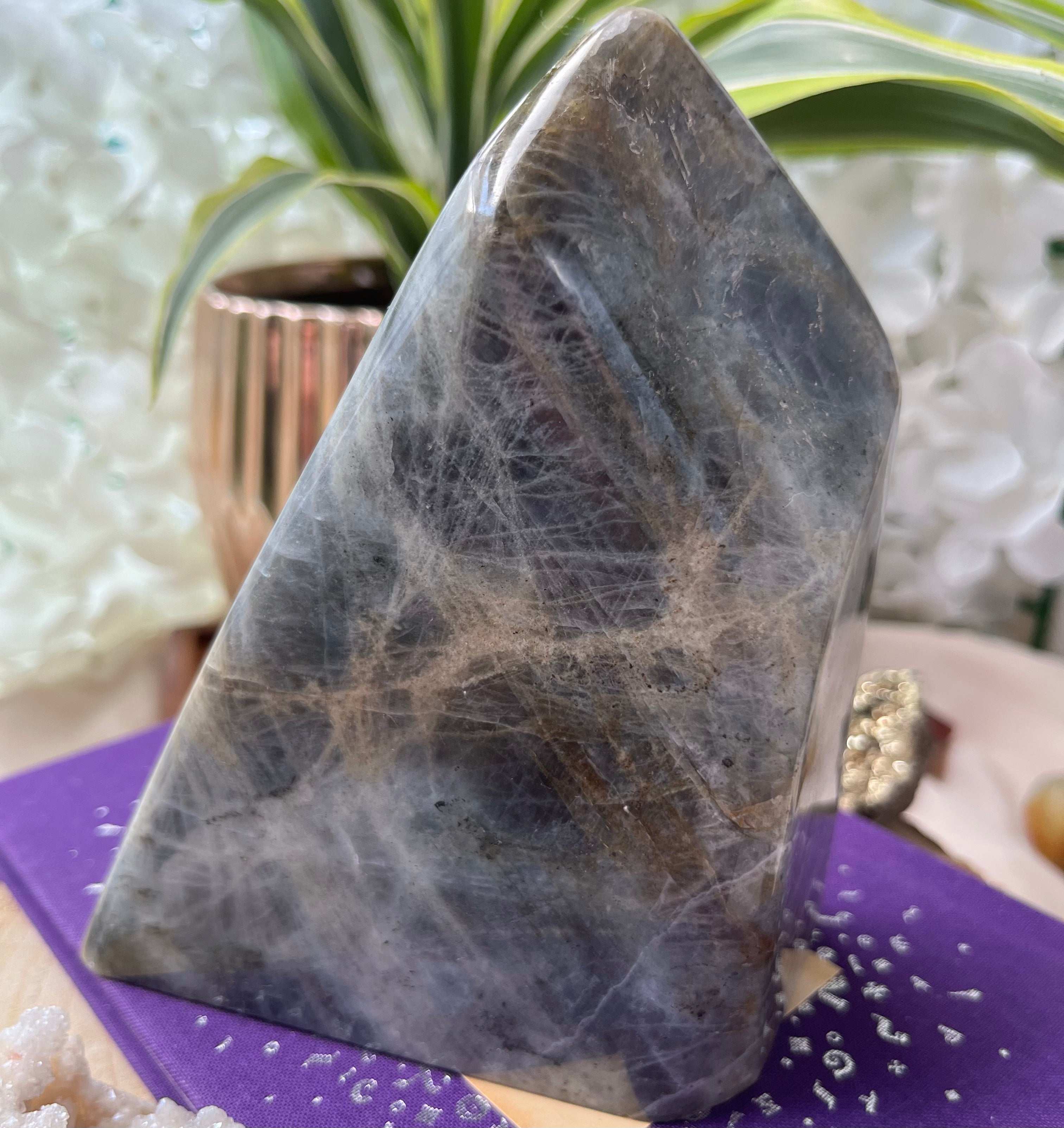 Labradorite Freeform (Purple Flash) - Magic & Clairvoyance Crystals
