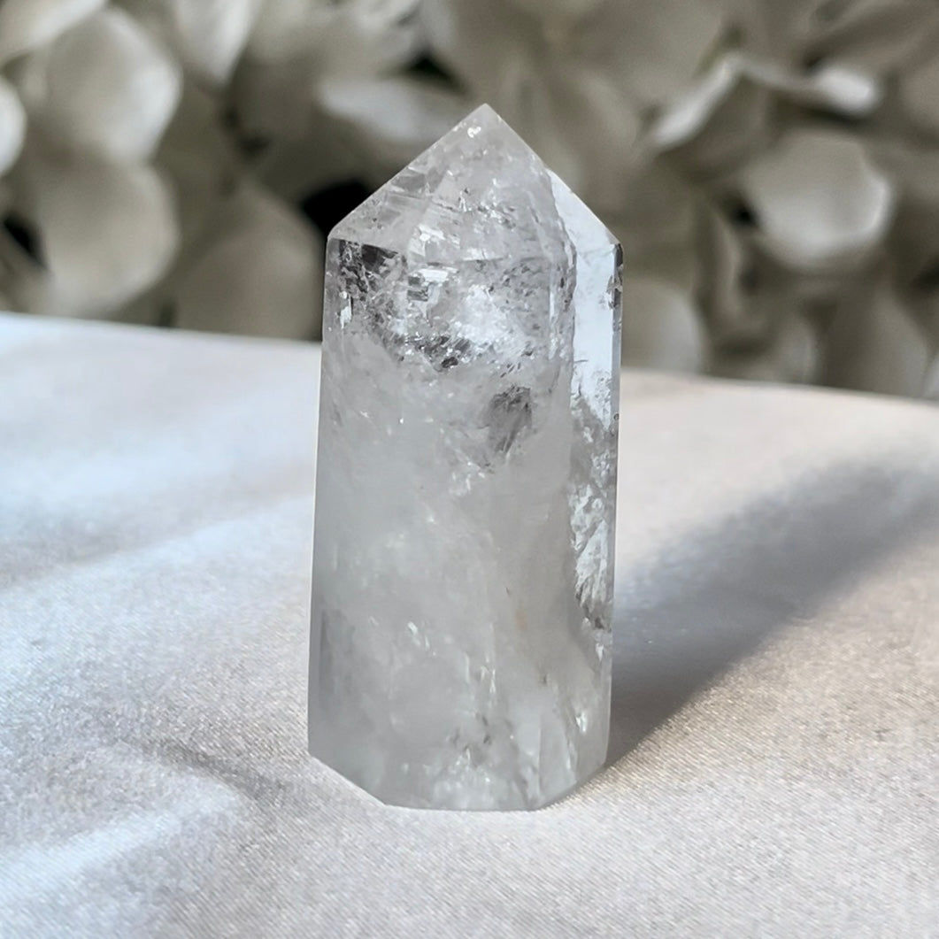 Clear Quartz (Rock Crystal) Polished Point Crystals