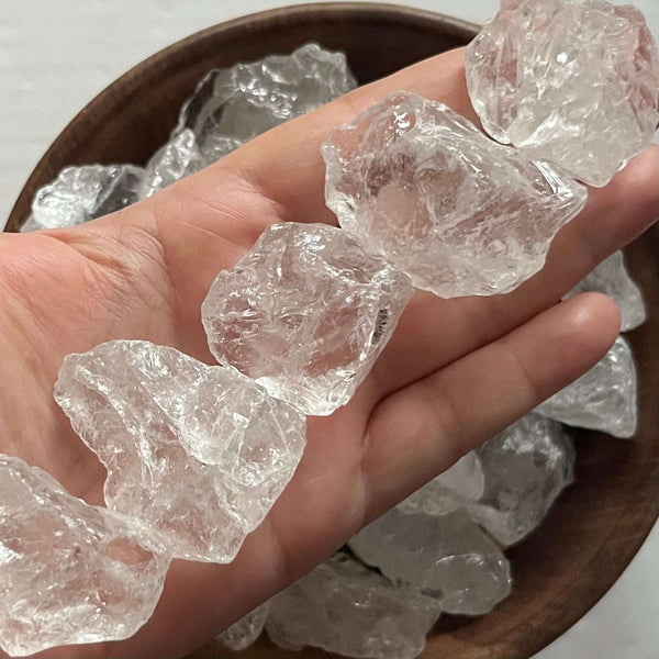 Small Rough Clear Quartz (Rock Crystal) Chunk - Intuition & Wisdom 21g - 30g Crystals