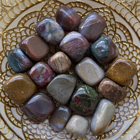 Ocean Jasper Tumblestones Crystals