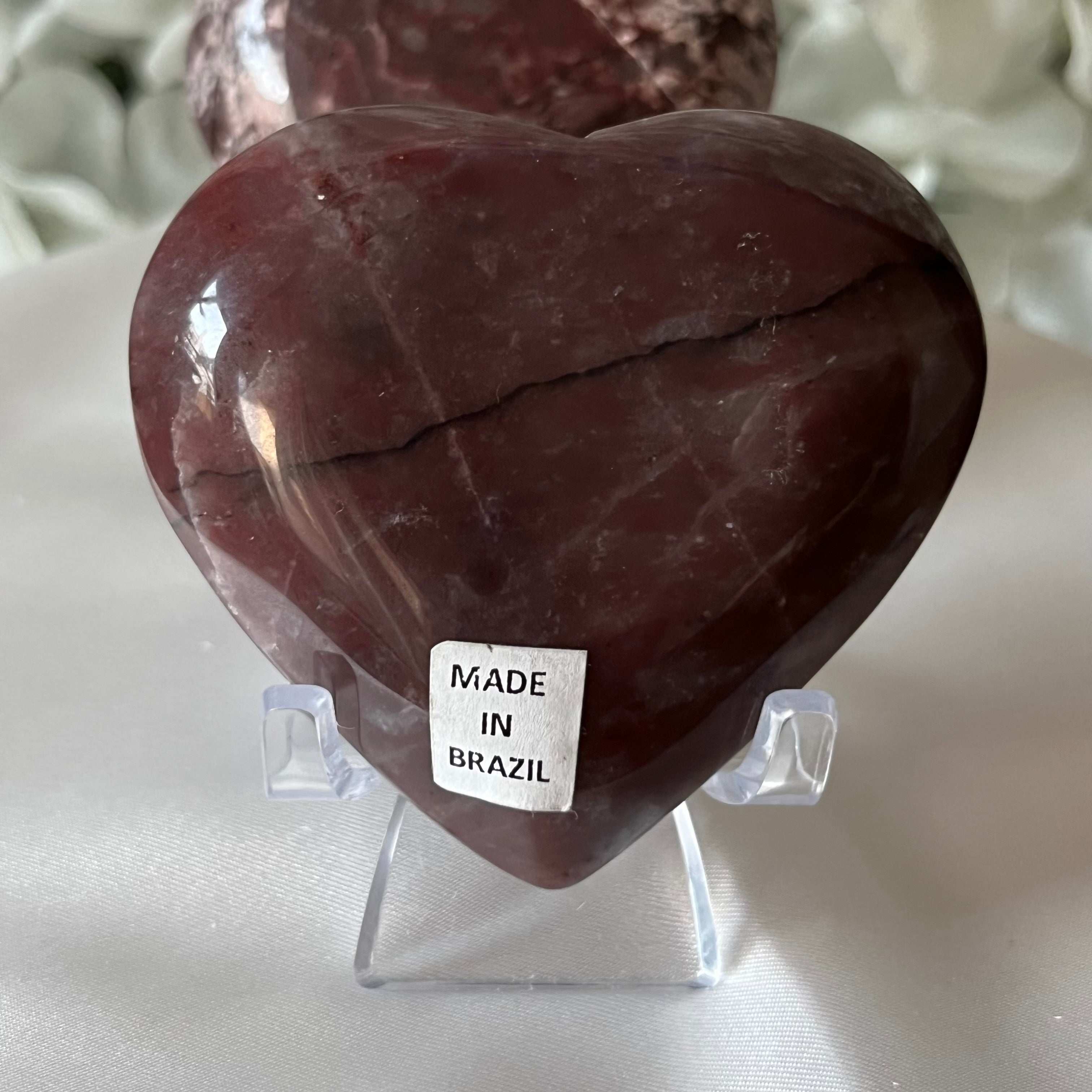 Guava Quartz Heart Crystals