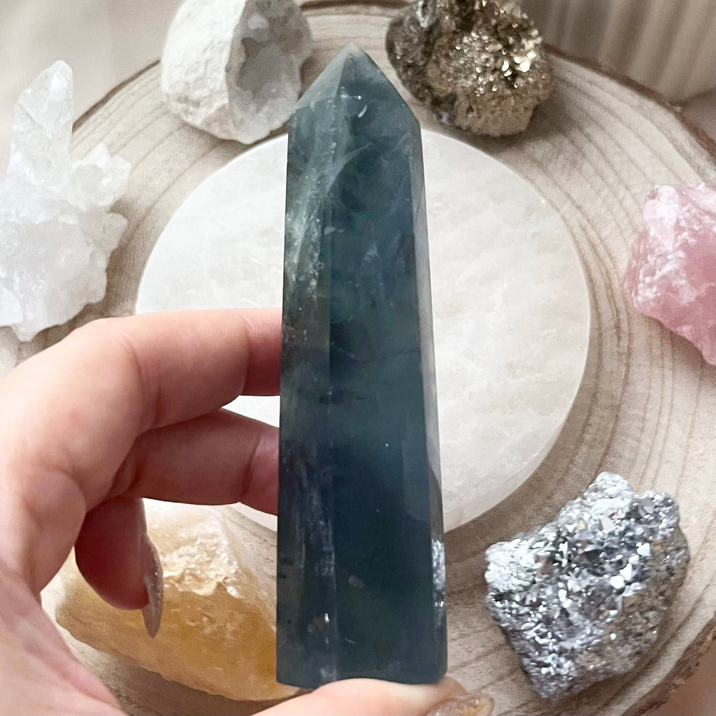 Blue Fluorite Point Crystals