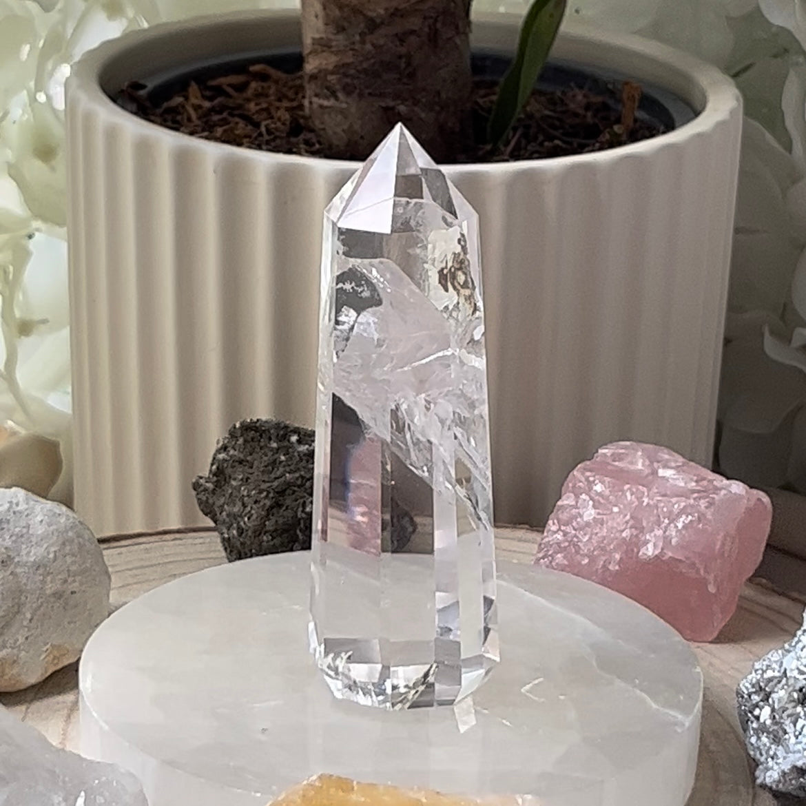 Himalayan Quartz Tower - Chakra Alignment & Energetic Cleansing **Rare** 6- 9cm Crystals