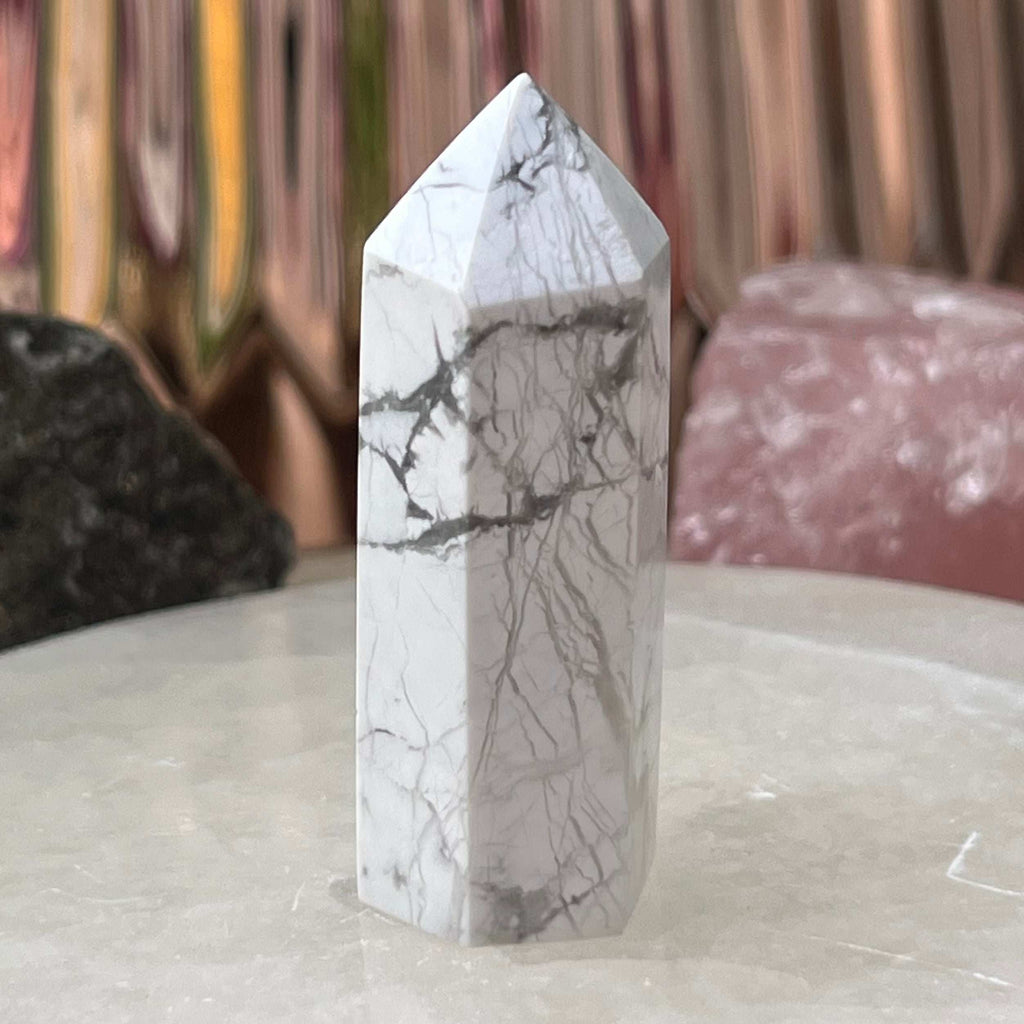 Howlite Point - Peace & Harmony Crystals