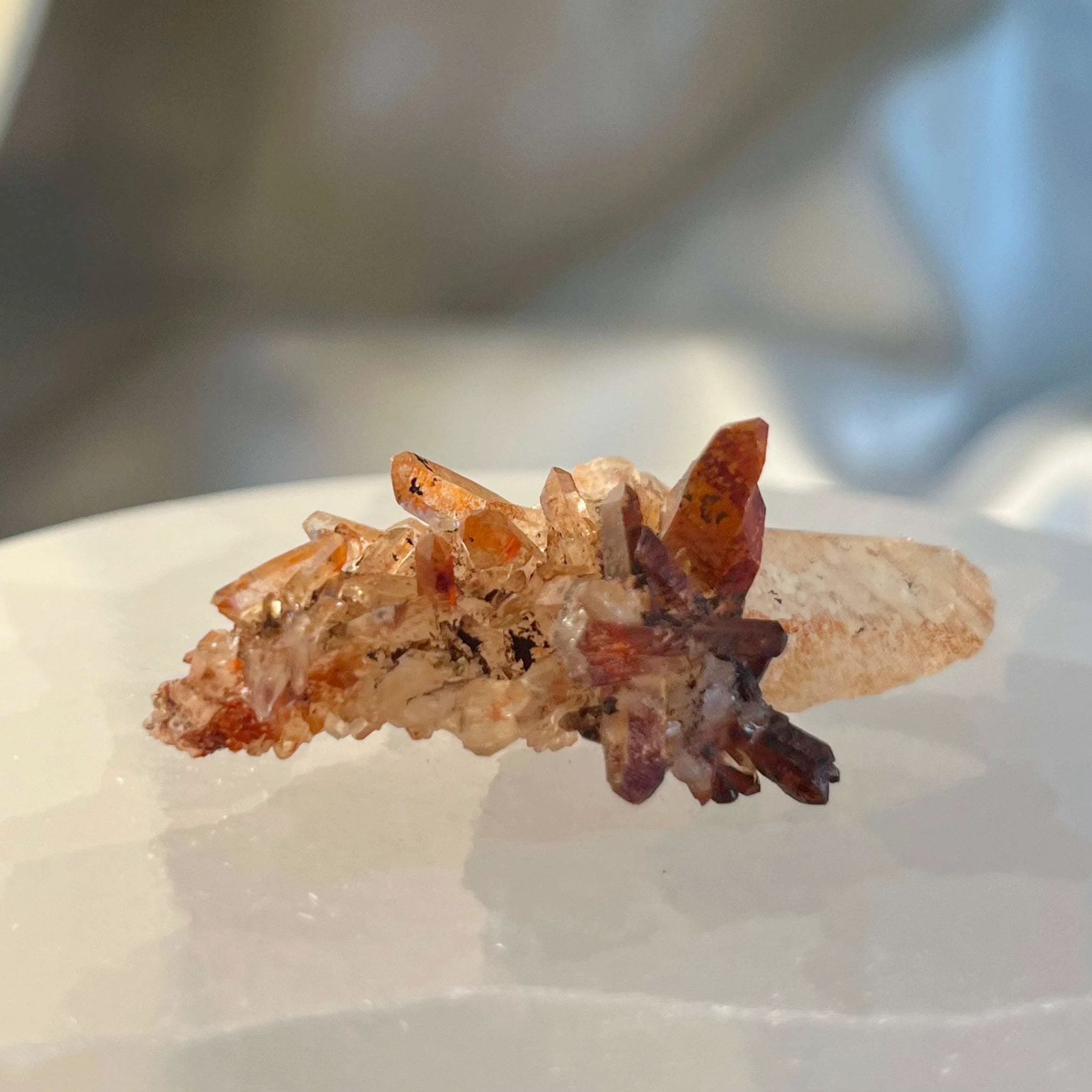 Red River Quartz Cluster 4- 4.7cm Crystals
