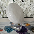 Selenite Round Charging Plate/ Disc - Cleansing & Purification Crystals