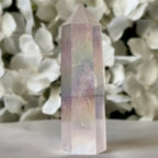 Rose Aura Quartz Polished Point - Universal & Unconditional Love Crystals