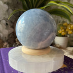 Blue Calcite Sphere Crystals
