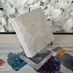 Selenite Square Charging Plate - Cleansing & Purification Crystals