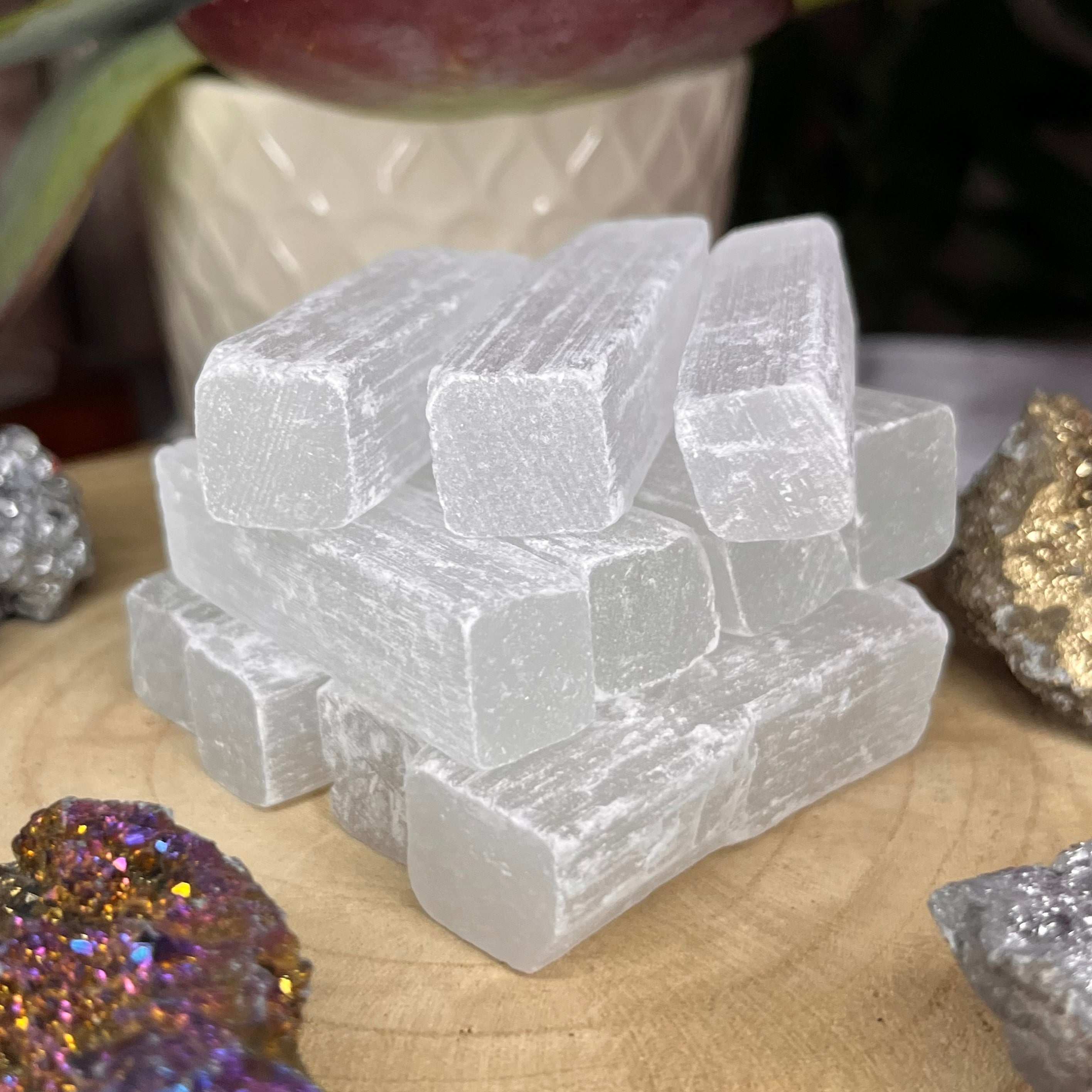 Selenite Stick/Wand - Cleansing & Purification Crystals