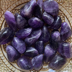 Dark Amethyst Tumblestones - Spirituality & Transmutation (Namibia) Crystals
