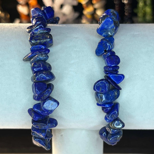 Crystal Chip Bracelets Lapis Lazuli Crystals