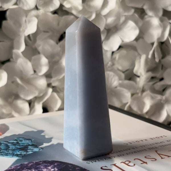 Angelite Obelisk - Angelic Connection & Harmony