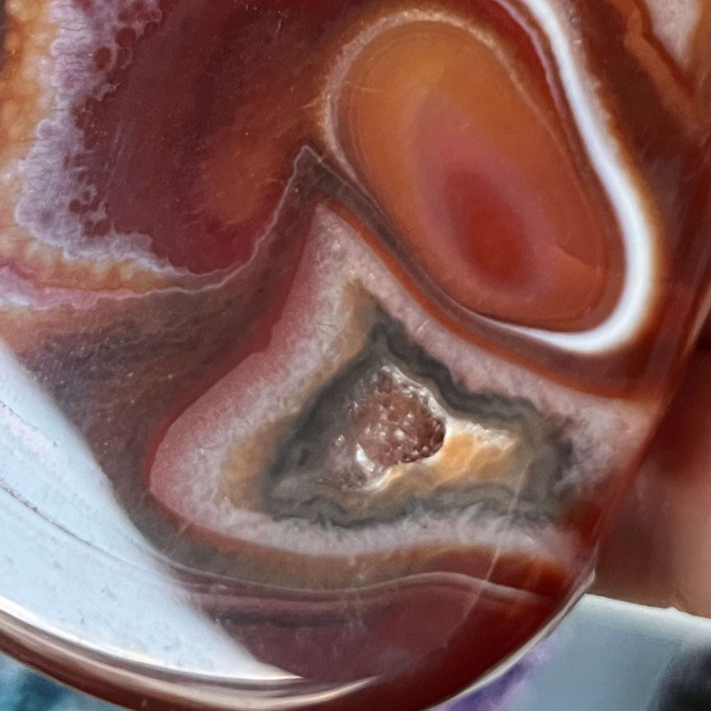 Carnelian Hamsa Hand (Hand of Fatima)- Vitality & Courage Crystals