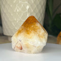 Citrine Cut Base Point (Heat Treated) - Abundance & Success 1- 4.7cm x 5cm Crystals