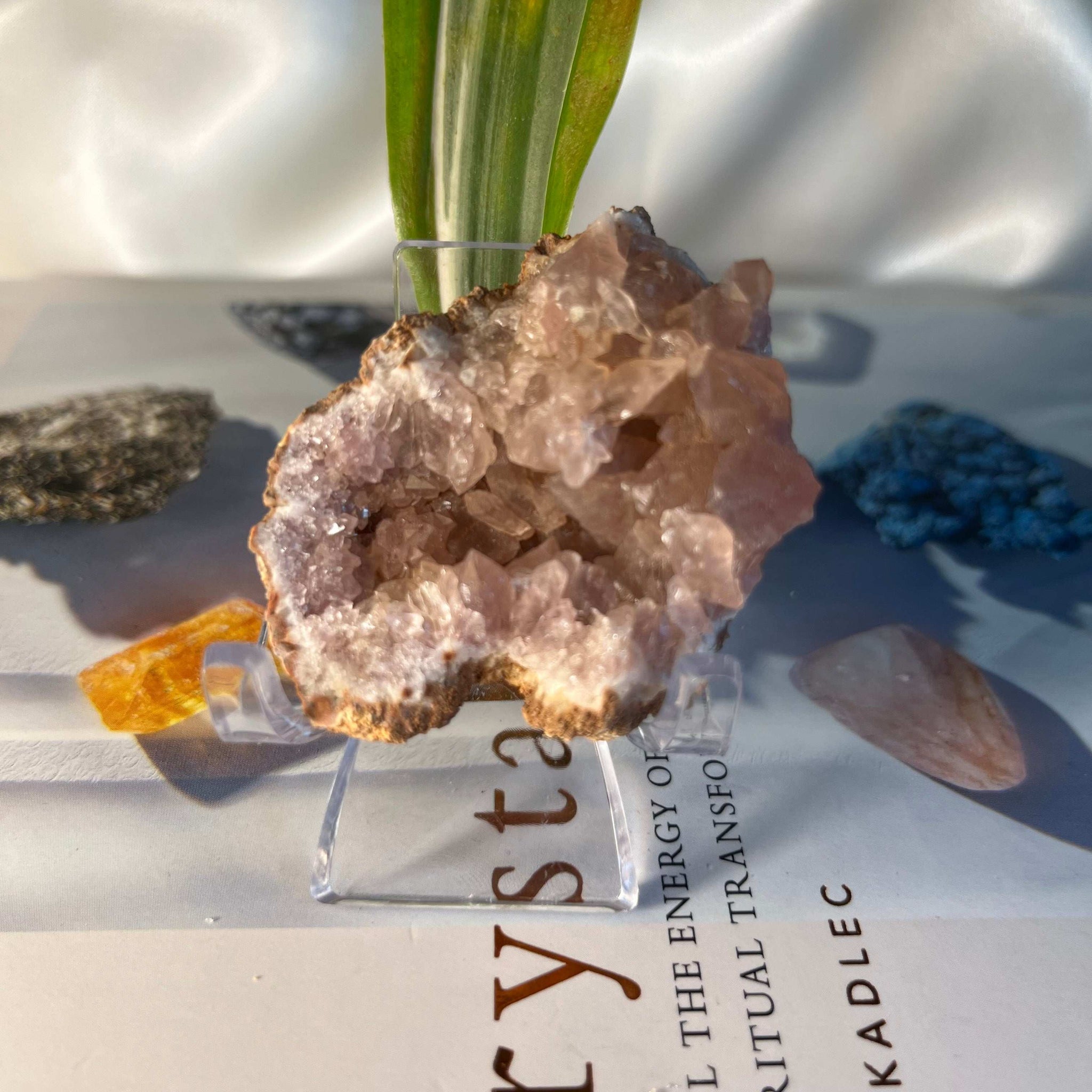 Pink Amethyst Clusters - Emotional Healing & Wisdom 2 - 5.4cm x 4cm Crystals