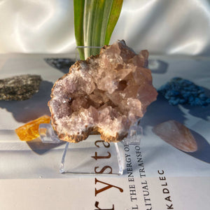 Pink Amethyst Clusters - Emotional Healing & Wisdom 2 - 5.4cm x 4cm Crystals