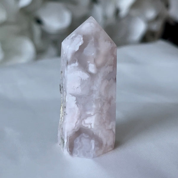 Flower Agate Polished Point - Creativity & Self-Discovery Crystals
