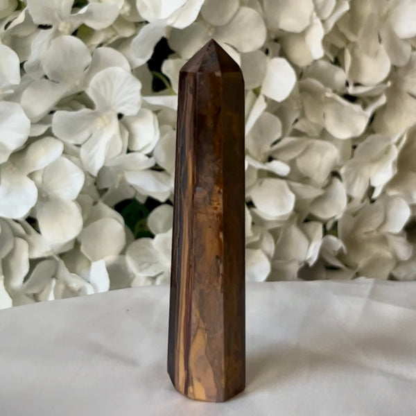 Tiger Eye Point - Courage & Protection Crystals