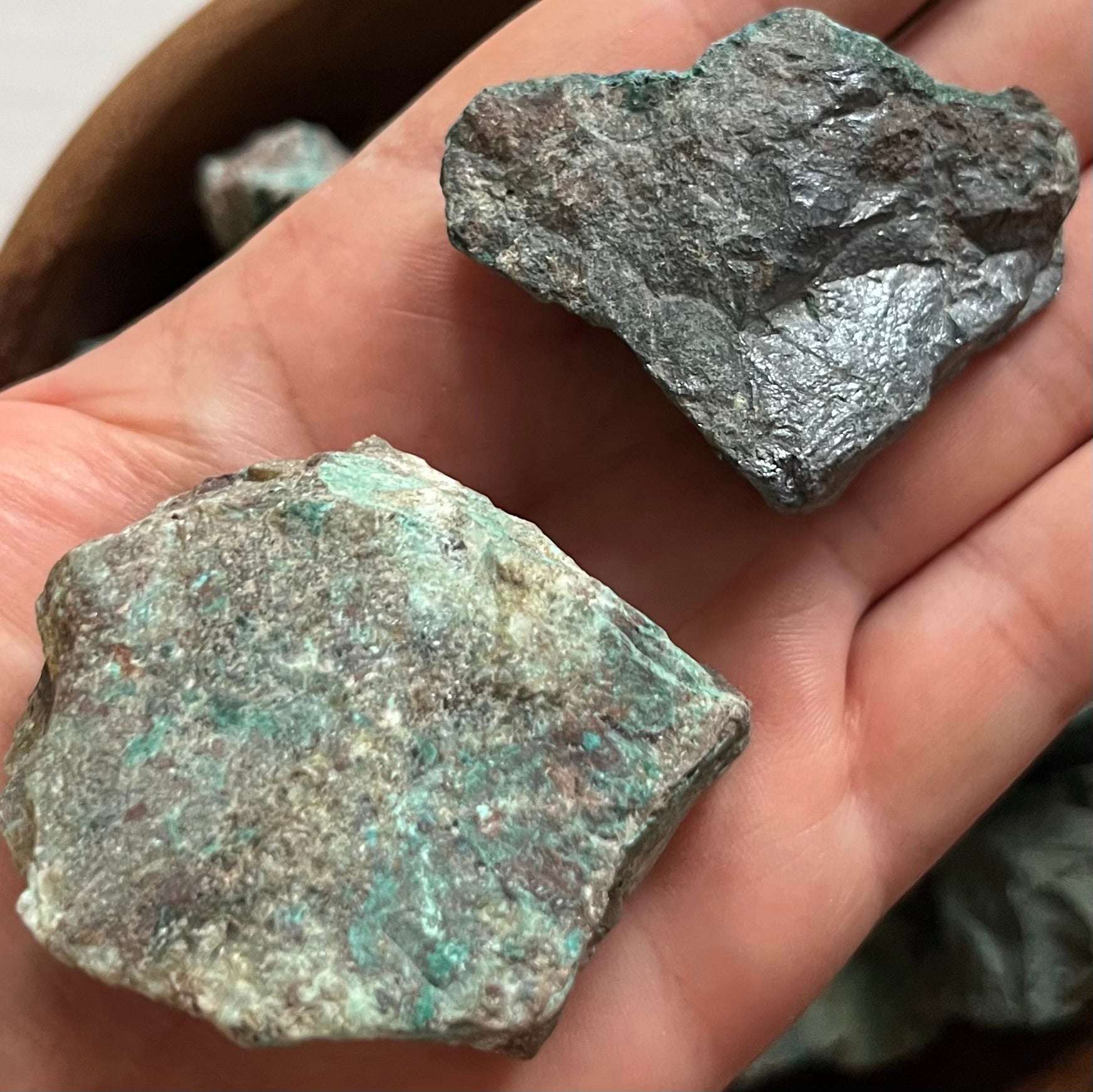 Rough Chrysocolla Chunk - Fertility & Sensitivity 50g - 70g Crystals
