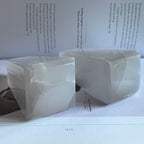Selenite (Satin Spar) Obelisk base