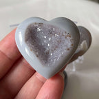 Agate Drusy Heart - Balance & Harmony 1- 4cm Crystals