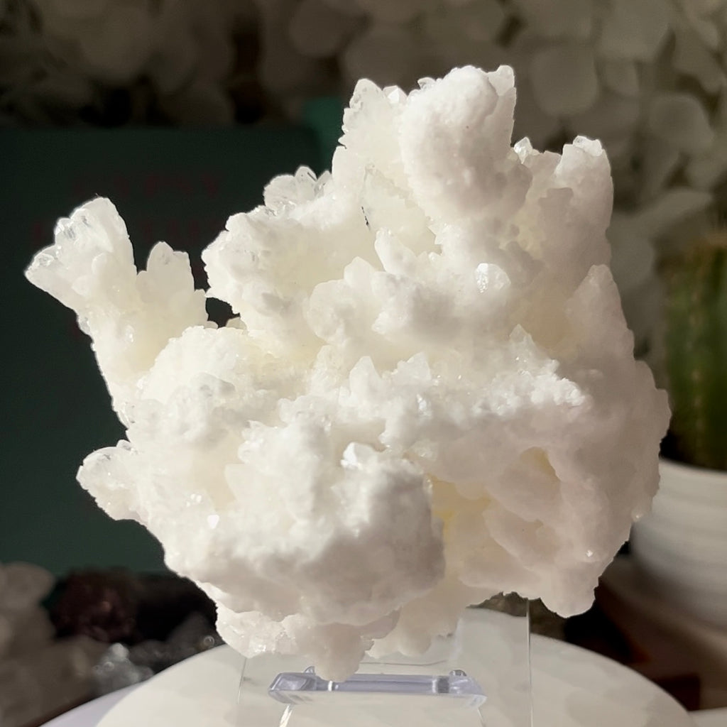 White Aragonite Cluster Crystals