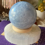 Blue Calcite Sphere Crystals