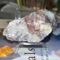 Rough Pink Tourmaline w/ Lepidolite Chunk - Emotional Healing & Self-Esteem 2- 68g Crystals