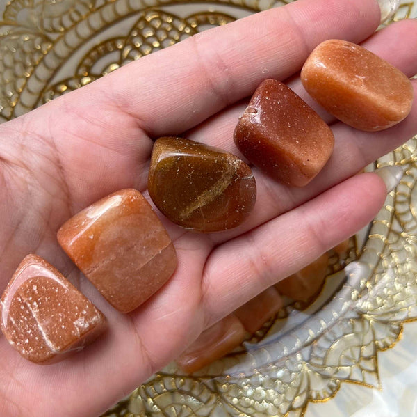 Orange Aventurine Tumblestones Medium Crystals